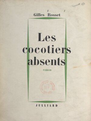 cover image of Les cocotiers absents